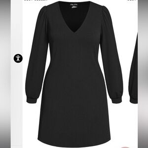 City Chic - Quiero Dress Black